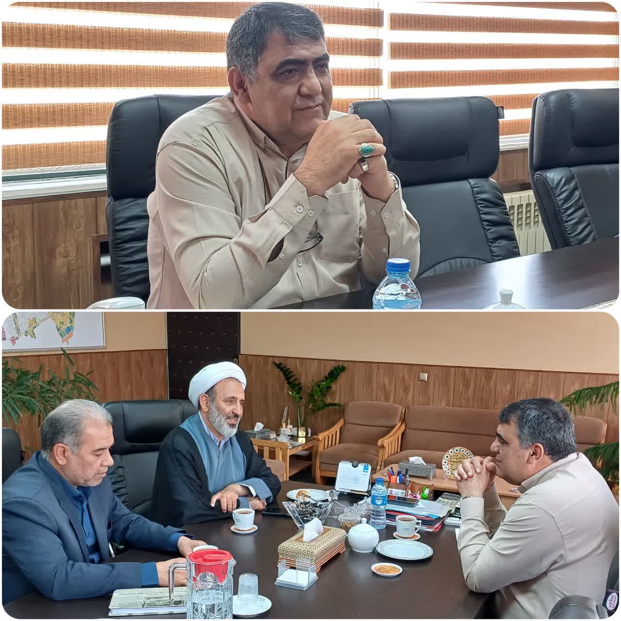  دیدار حجت الاسلام و المسلمین خرمیان، رئیس شورای هماهنگی تبلیغات اسلامی استان